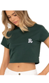 Rusty Line Ladies Baby T-Shirt Green Gables