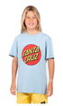 Santa Cruz Classic Dot Youth T-Shirt Blue