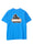 SLANTED SS TEE BRIGHT BLUE - XLARGE