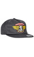 Powell Peralta Winged Ripper Snapback Cap Charcoal