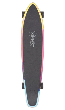 Globe x Dead Kooks Byron Bay CMYK/Clear Flame Longboard 43in