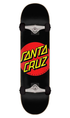 Santa Cruz Classic Dot Full Black Skateboard 8.0in