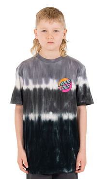 usikre Sociologi shabby Santa Cruz Pop Fade Dot Youth T-Shirt Black/Tie Dye